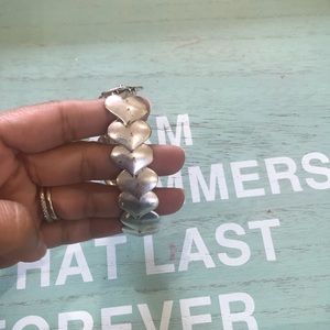 Fossil silver stretch bracelet